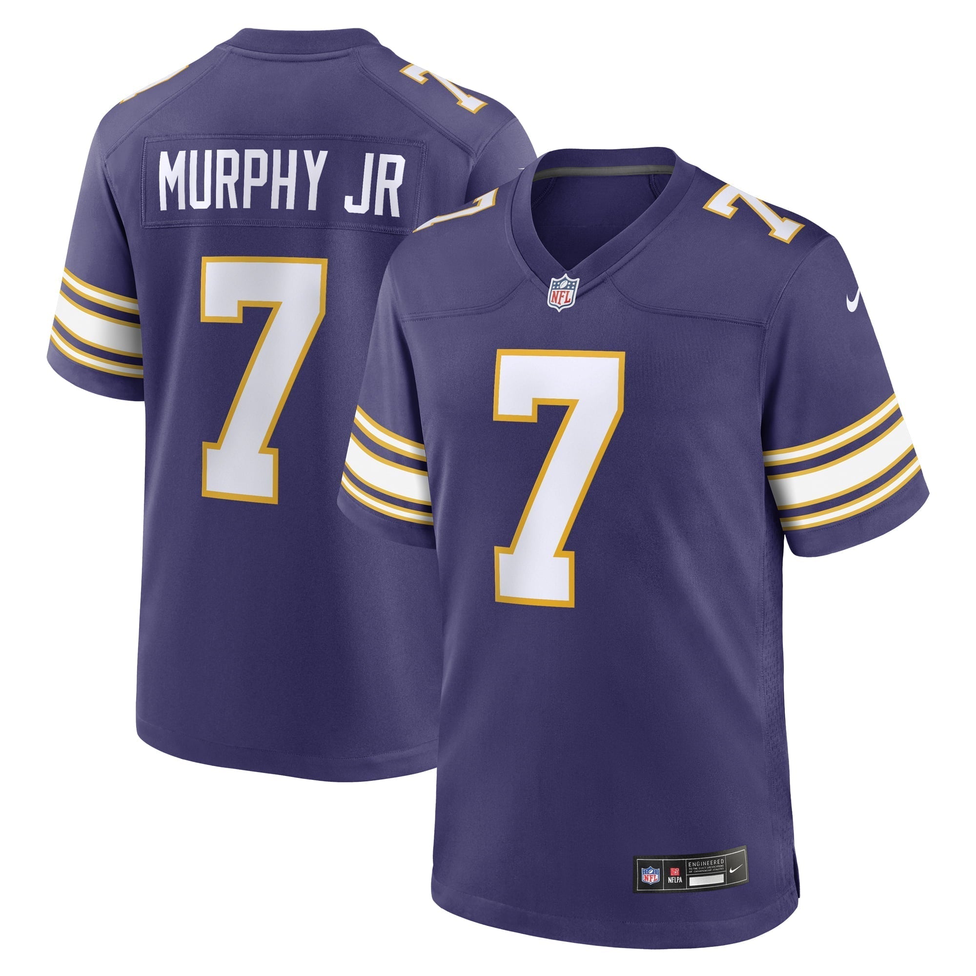 Men s Nike Byron Murphy Jr. Purple Minnesota Vikings Classic Player Game Jersey