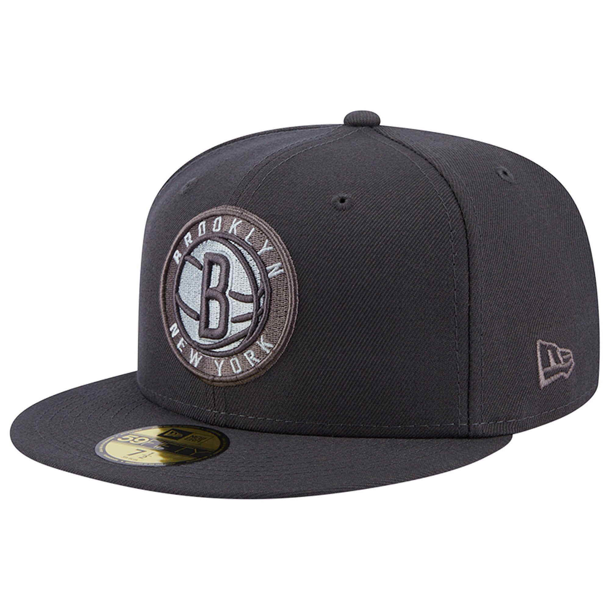 Brooklyn Nets New Era Monocamo 59FIFTY Fitted Hat - Charcoal