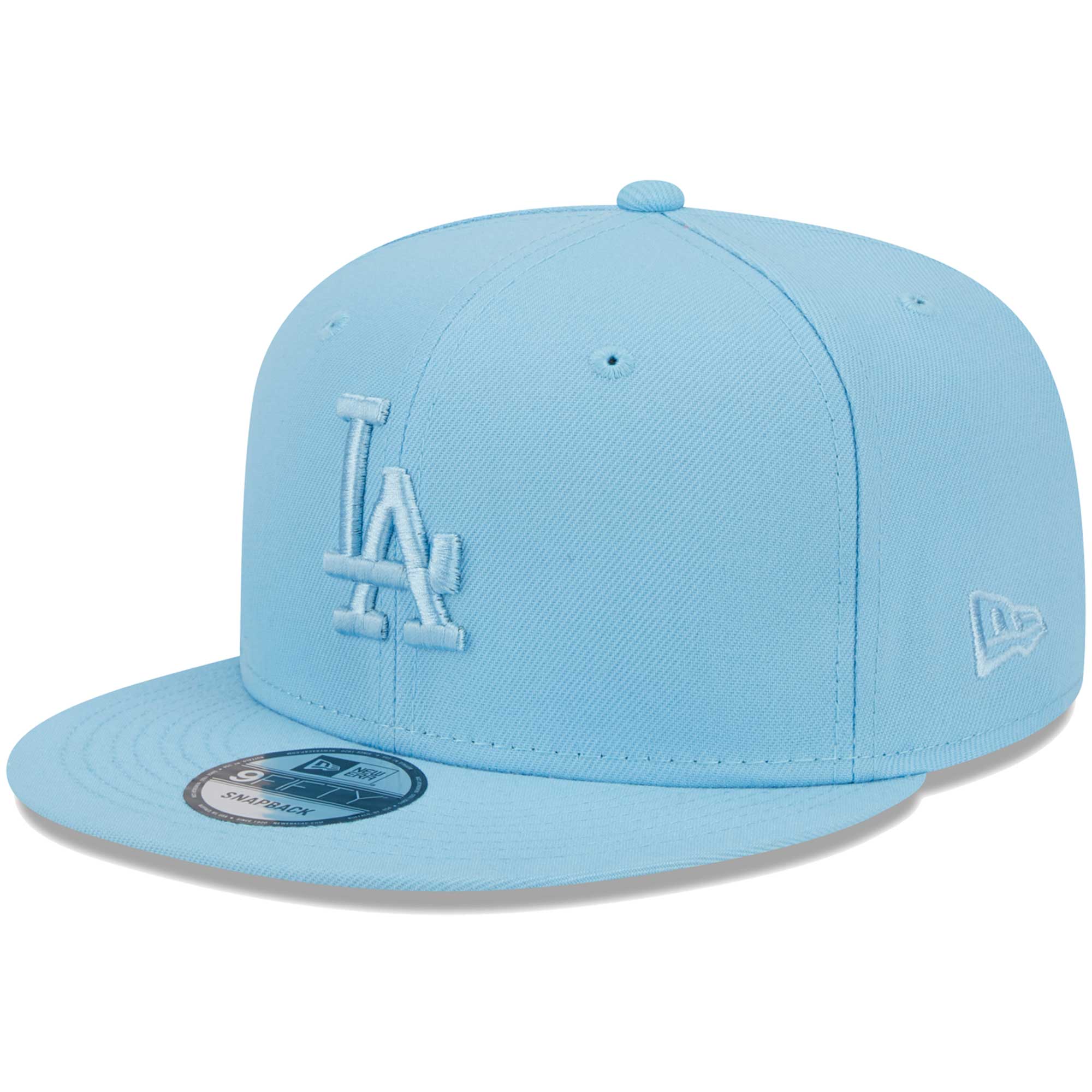 Los Angeles Dodgers New Era Spring Color Basic 9FIFTY Snapback Hat - Light Blue