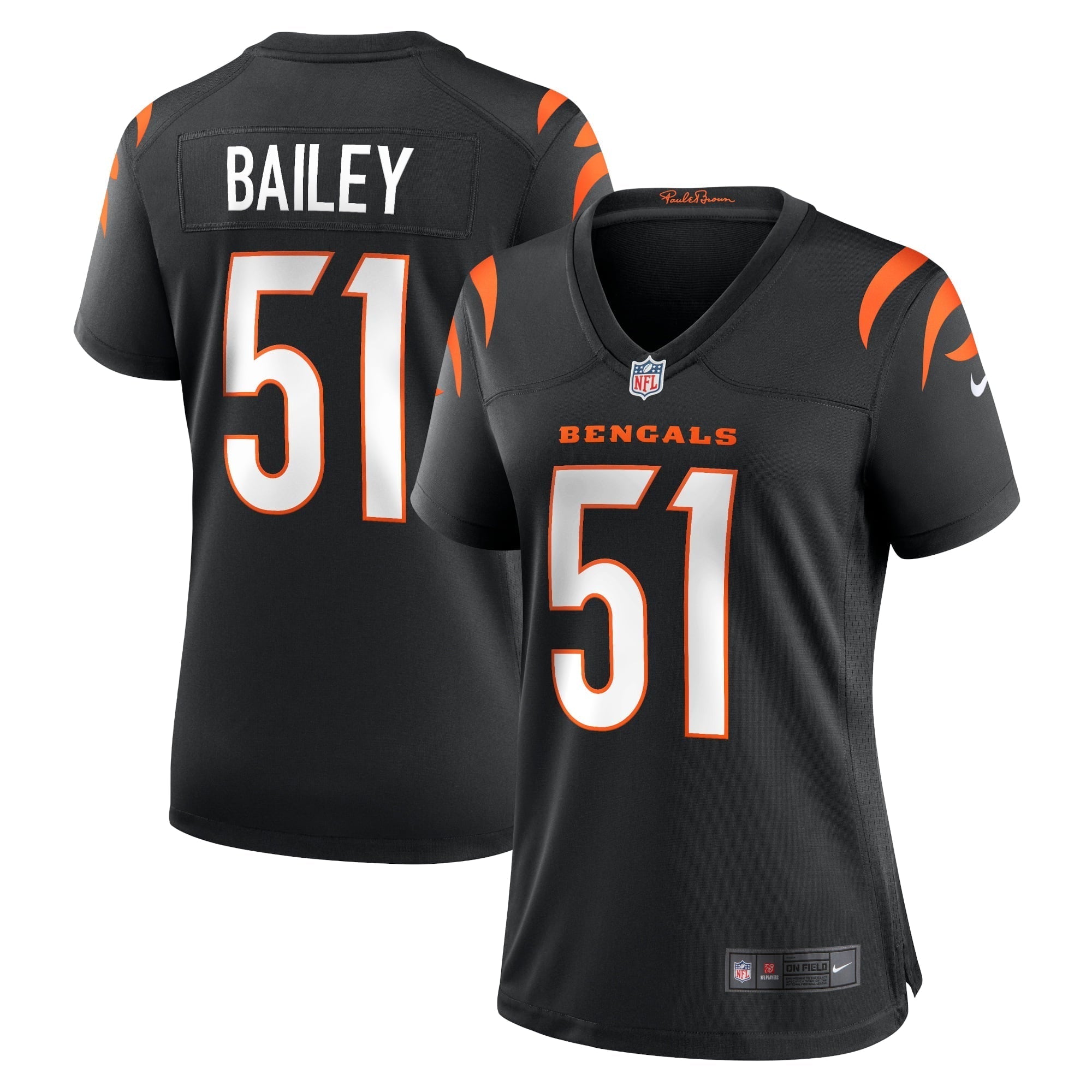 Women s Nike Markus Bailey Black Cincinnati Bengals Game Jersey