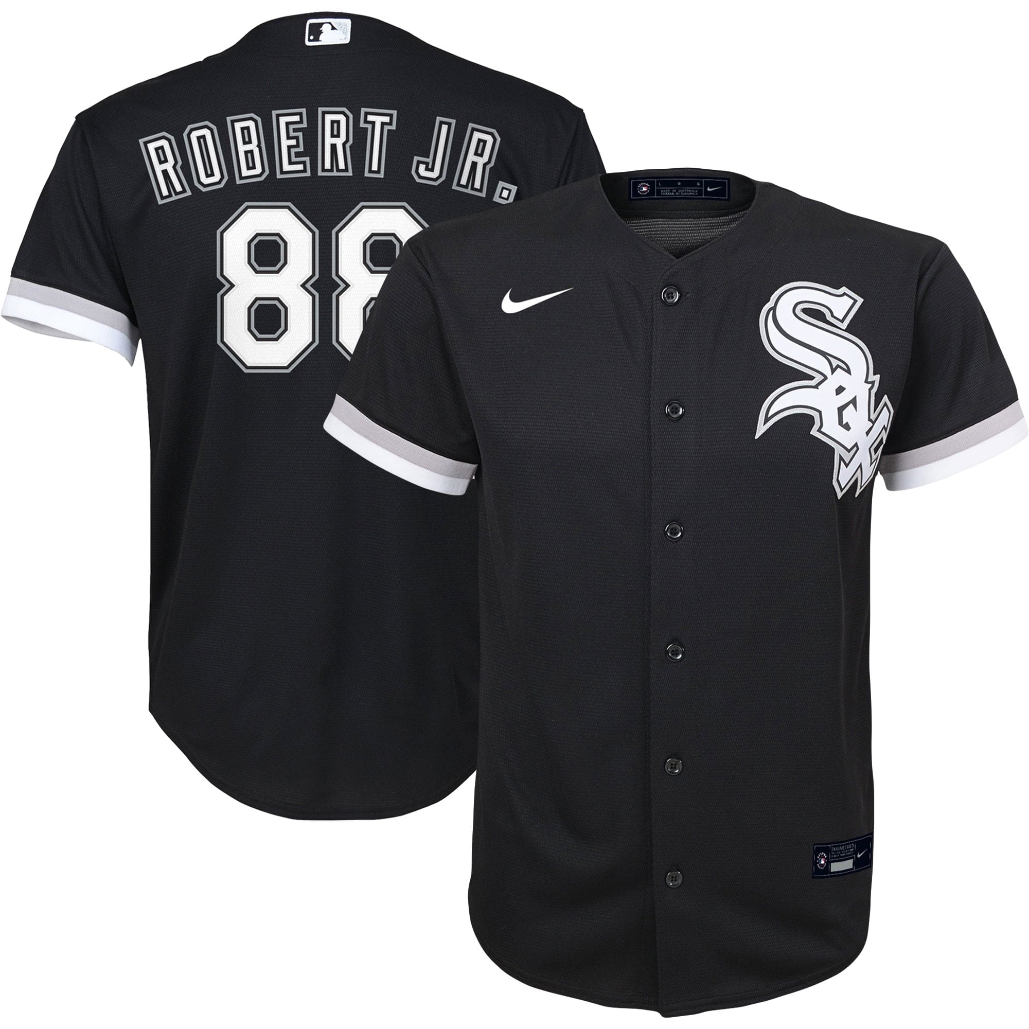Youth Nike Luis Robert Black Chicago White Sox Alternate Replica Player Jersey