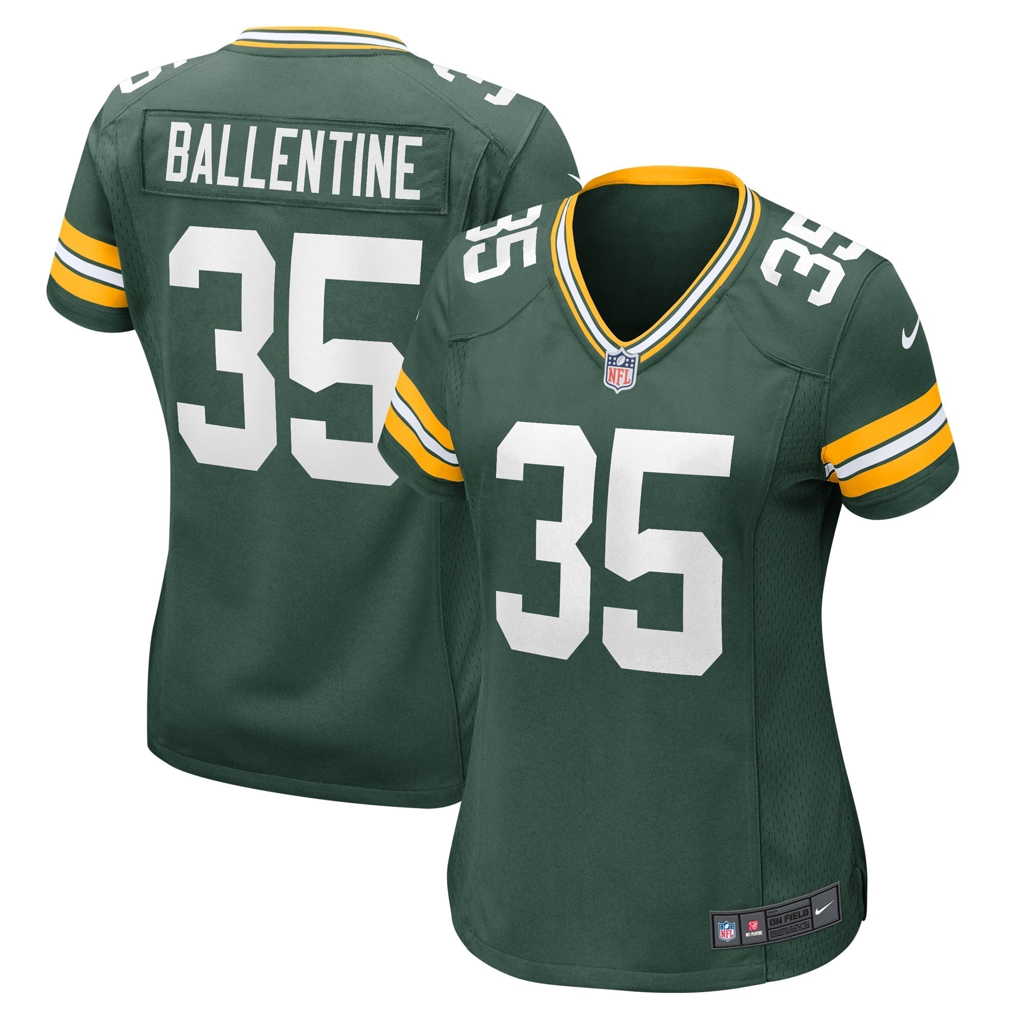 Women s Nike Corey Ballentine Green Green Bay Packers Home Game Player Jersey