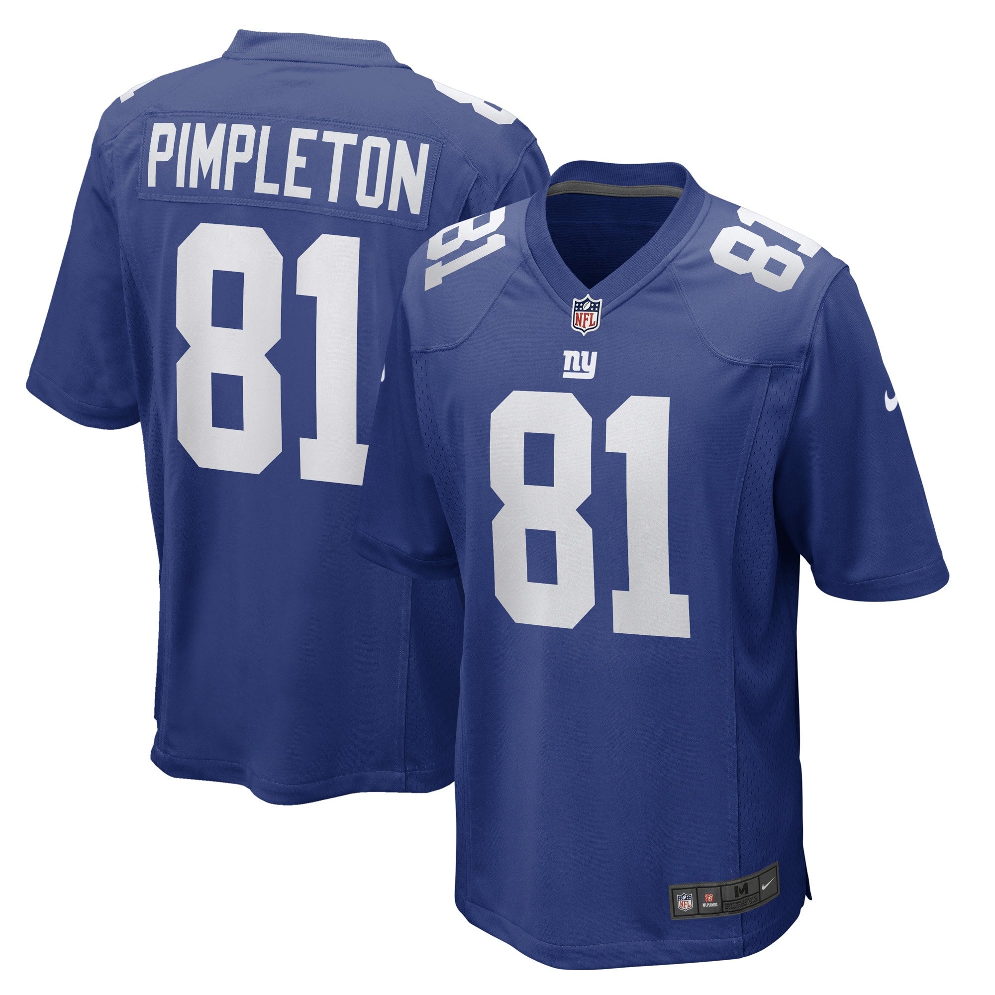 Kalil Pimpleton New York Giants Nike Game Player Jersey Royal