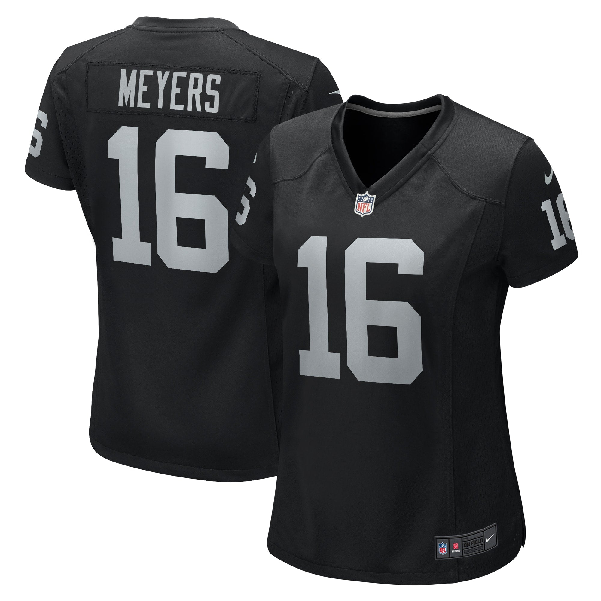 Jakobi Meyers Las Vegas Raiders Nike Women s Game Player Jersey   Black