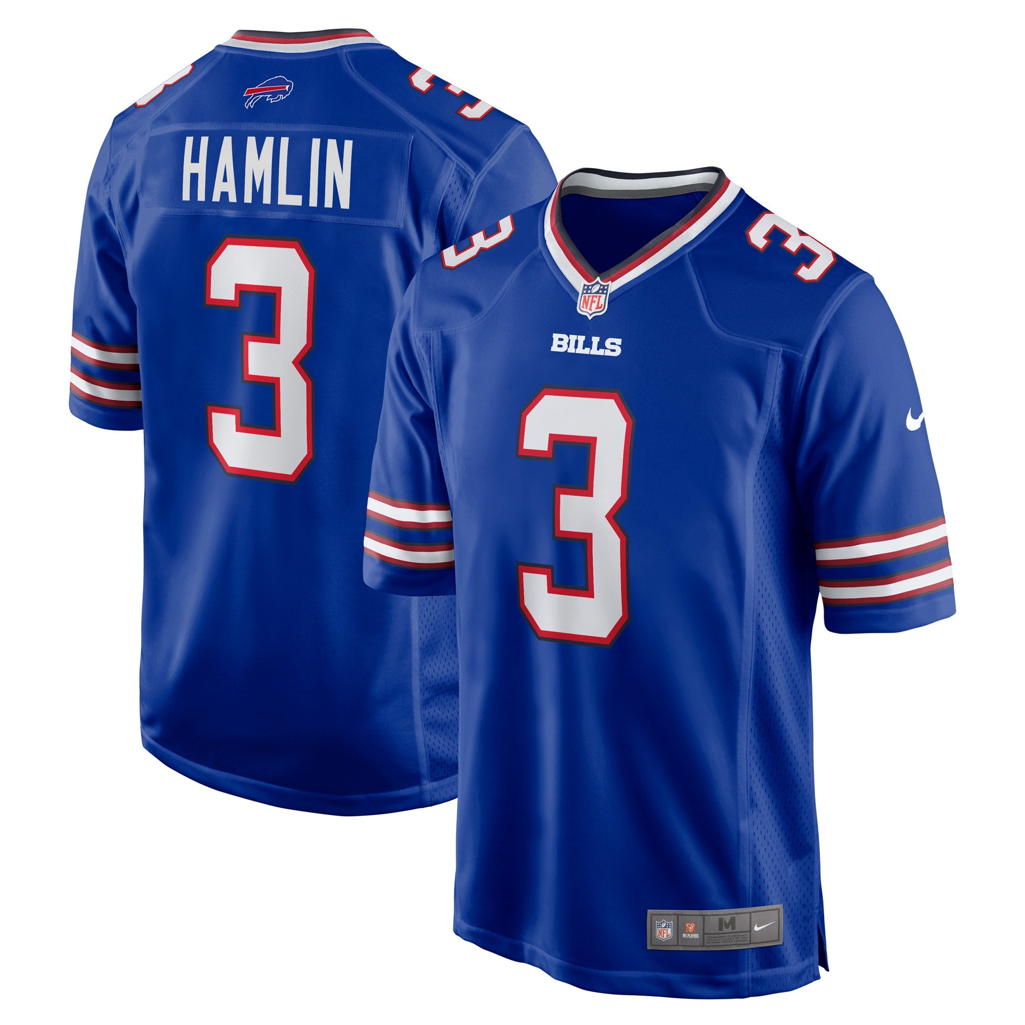 Damar Hamlin Buffalo Bills Nike Game Jersey   Royal