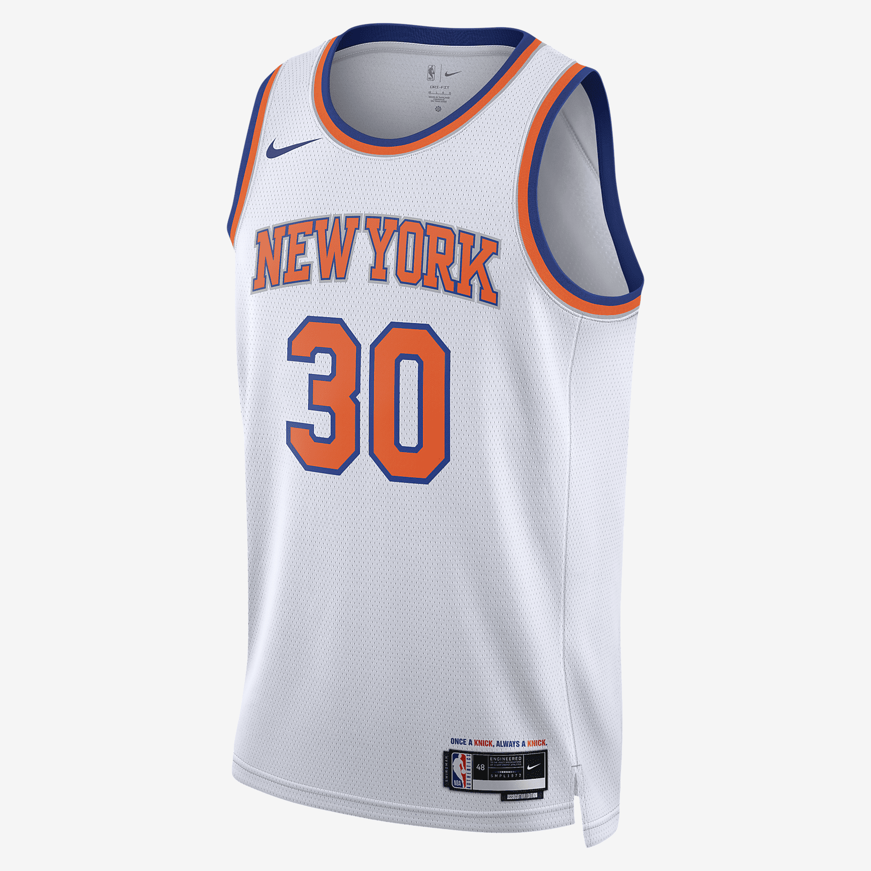 New York Knicks Association Edition 2022/23 Nike Dri-FIT NBA Swingman Jersey - White