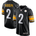Men s Nike Mason Rudolph Black Pittsburgh Steelers Game Player Jersey