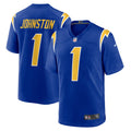 Men s Nike Quentin Johnston Royal Los Angeles Chargers Alternate Game Jersey