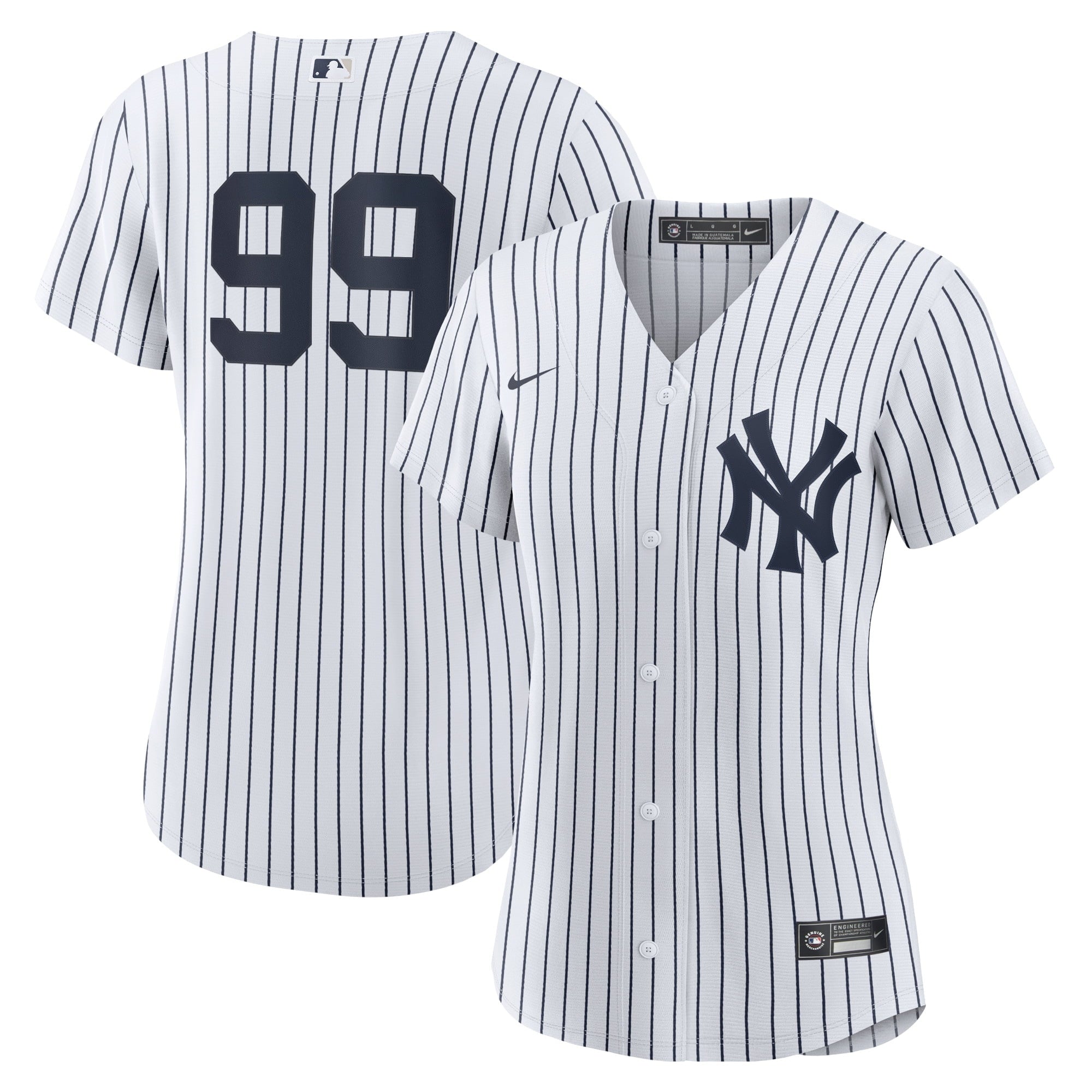Women's Nike Aaron Judge White New York Yankees Home Replica Player Jersey