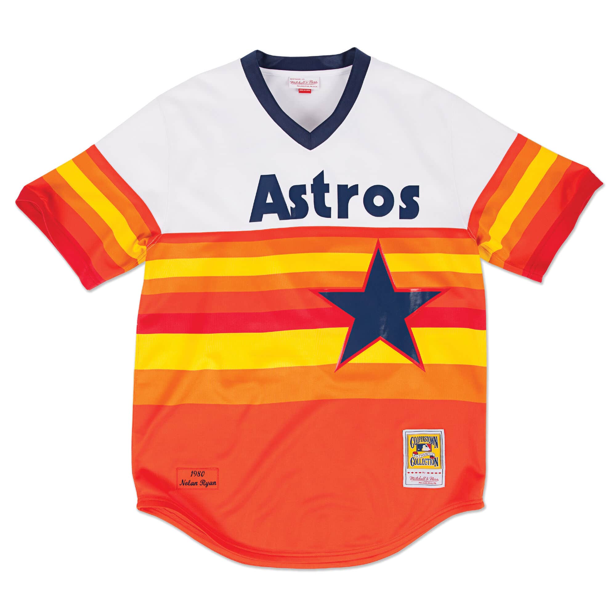 Authentic Jersey Houston Astros Home 1980 Nolan Ryan