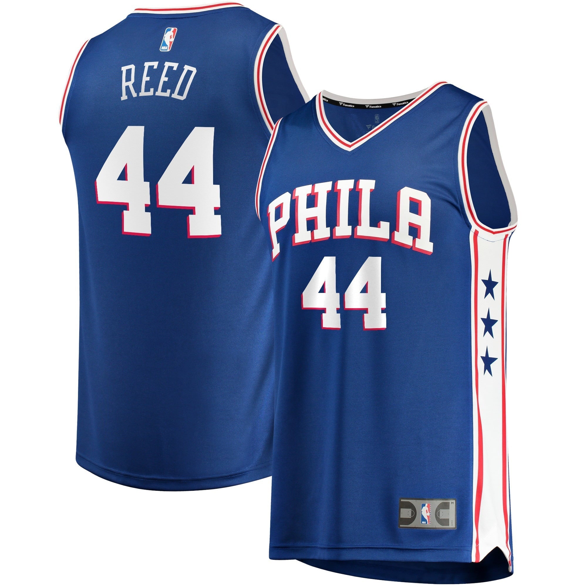 Men's Fanatics Branded Paul Reed Royal Philadelphia 76ers 2021/22 Fast Break Replica Jersey - Icon Edition