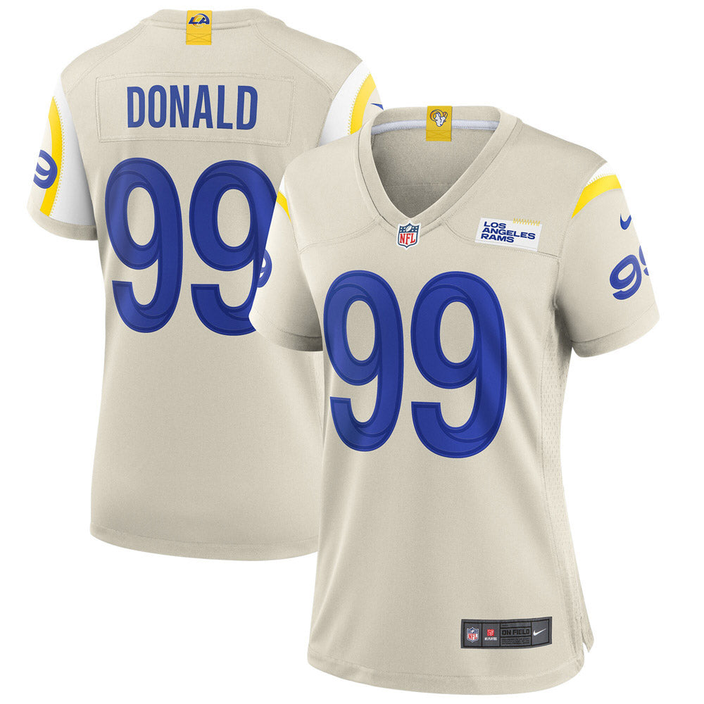 Women s Los Angeles Rams Aaron Donald Player Game Jersey Bone