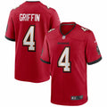 Men s Nike Ryan Griffin Red Tampa Bay Buccaneers Game Jersey