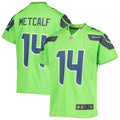 DK Metcalf Seattle Seahawks Nike Youth Game Jersey Neon Green