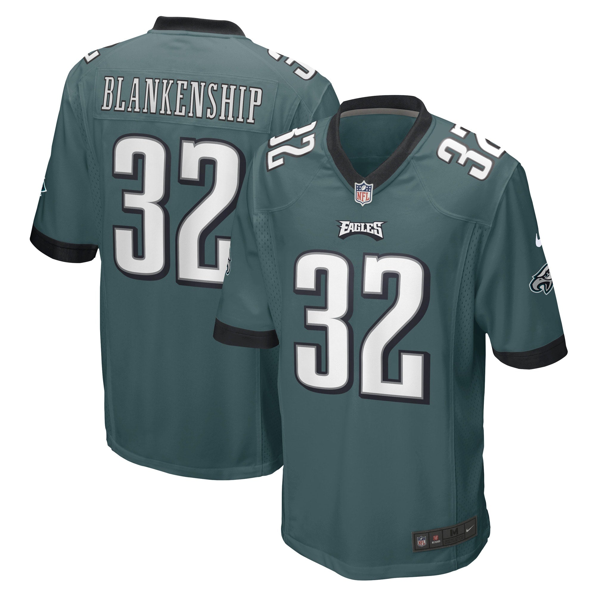Reed Blankenship Philadelphia Eagles Nike Game Player Jersey   Midnight Green