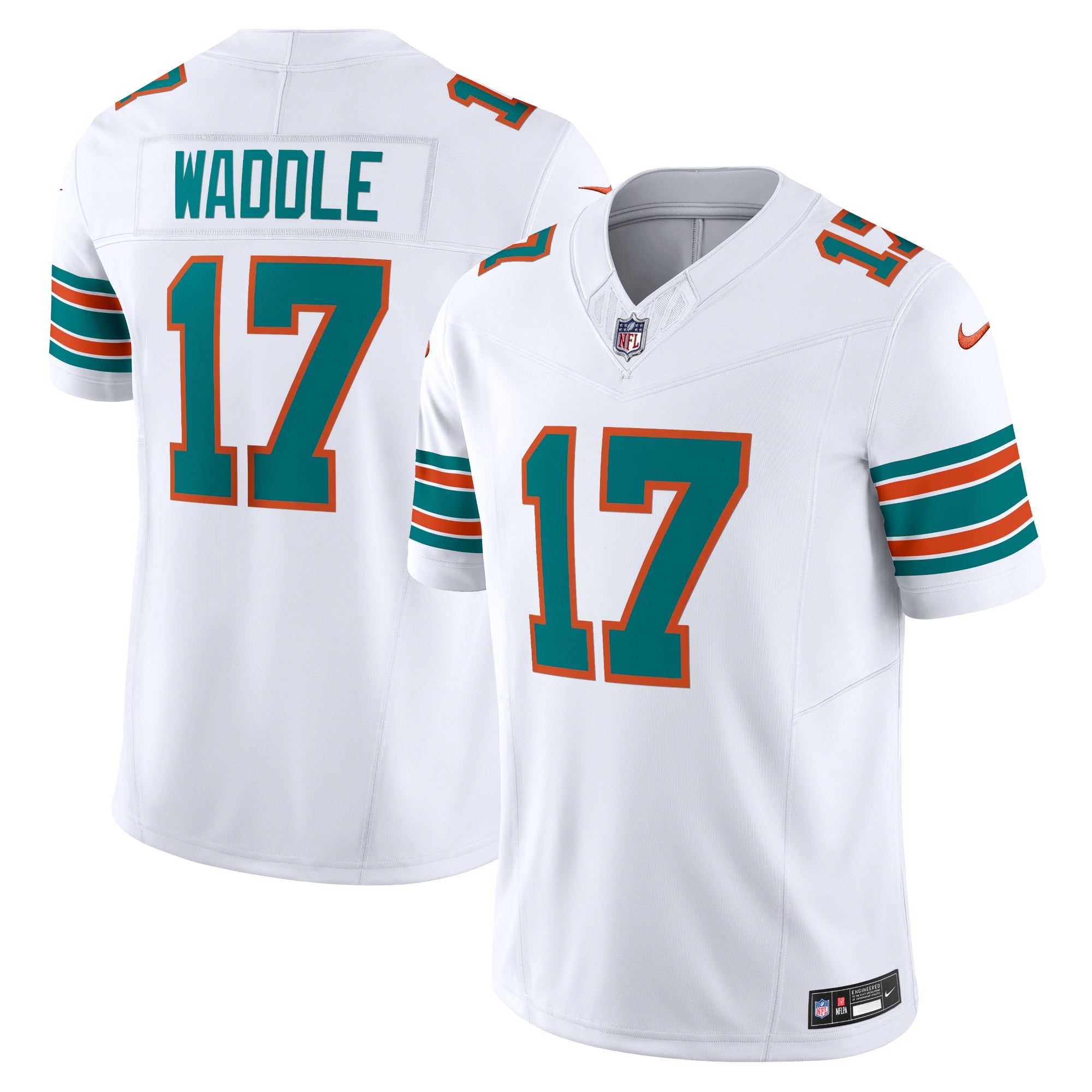 Jaylen Waddle Miami Dolphins Nike Vapor F.U.S.E. Limited Jersey   White