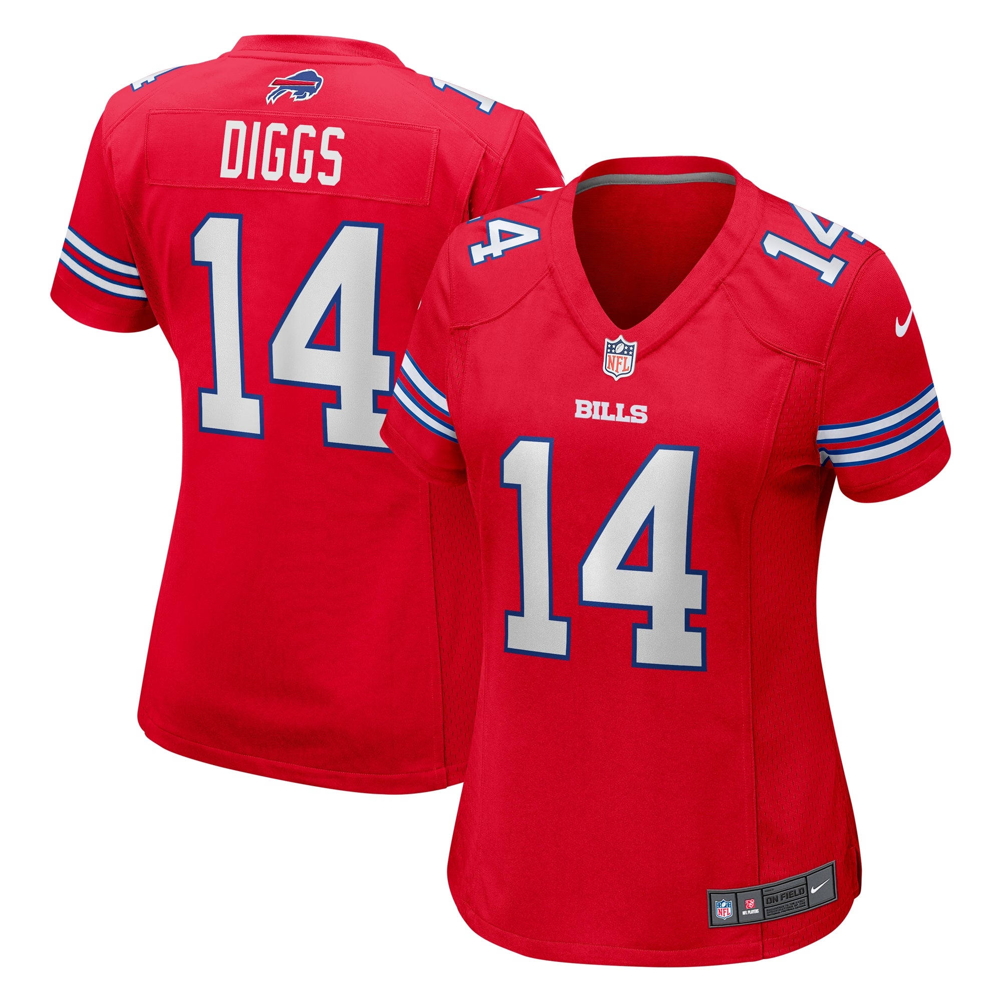 Stefon Diggs Buffalo Bills Nike Women s Player Jersey   Red