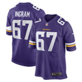Men s Nike Ed Ingram Purple Minnesota Vikings Game Player Jersey
