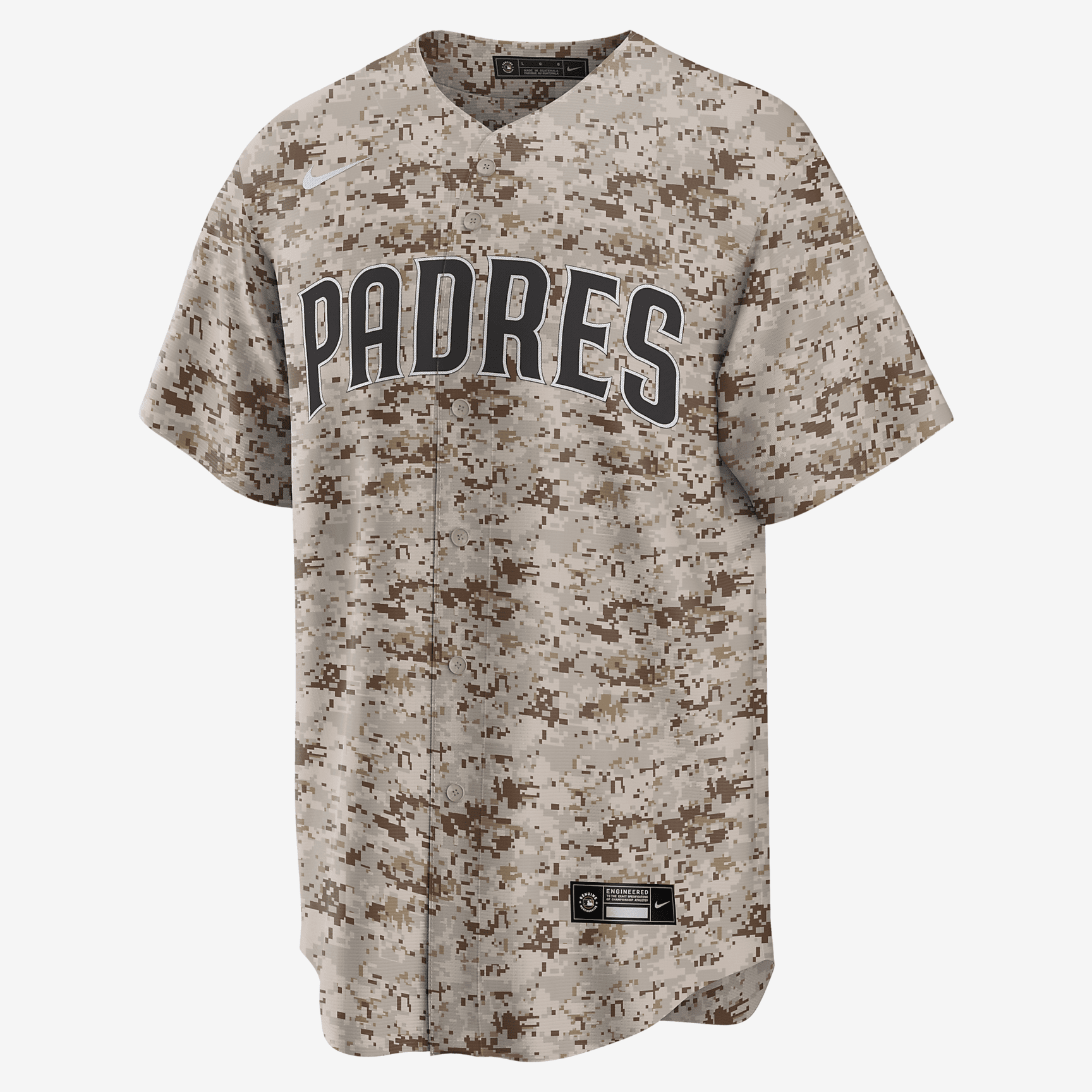 Joe Musgrove San Diego Padres USMC Men's Nike MLB Replica Jersey - Desert Camo