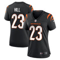 Women s Nike Daxton Hill Black Cincinnati Bengals Player Game Jersey