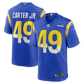 Men s Nike Roger Carter Jr. Royal Los Angeles Rams Game Player Jersey