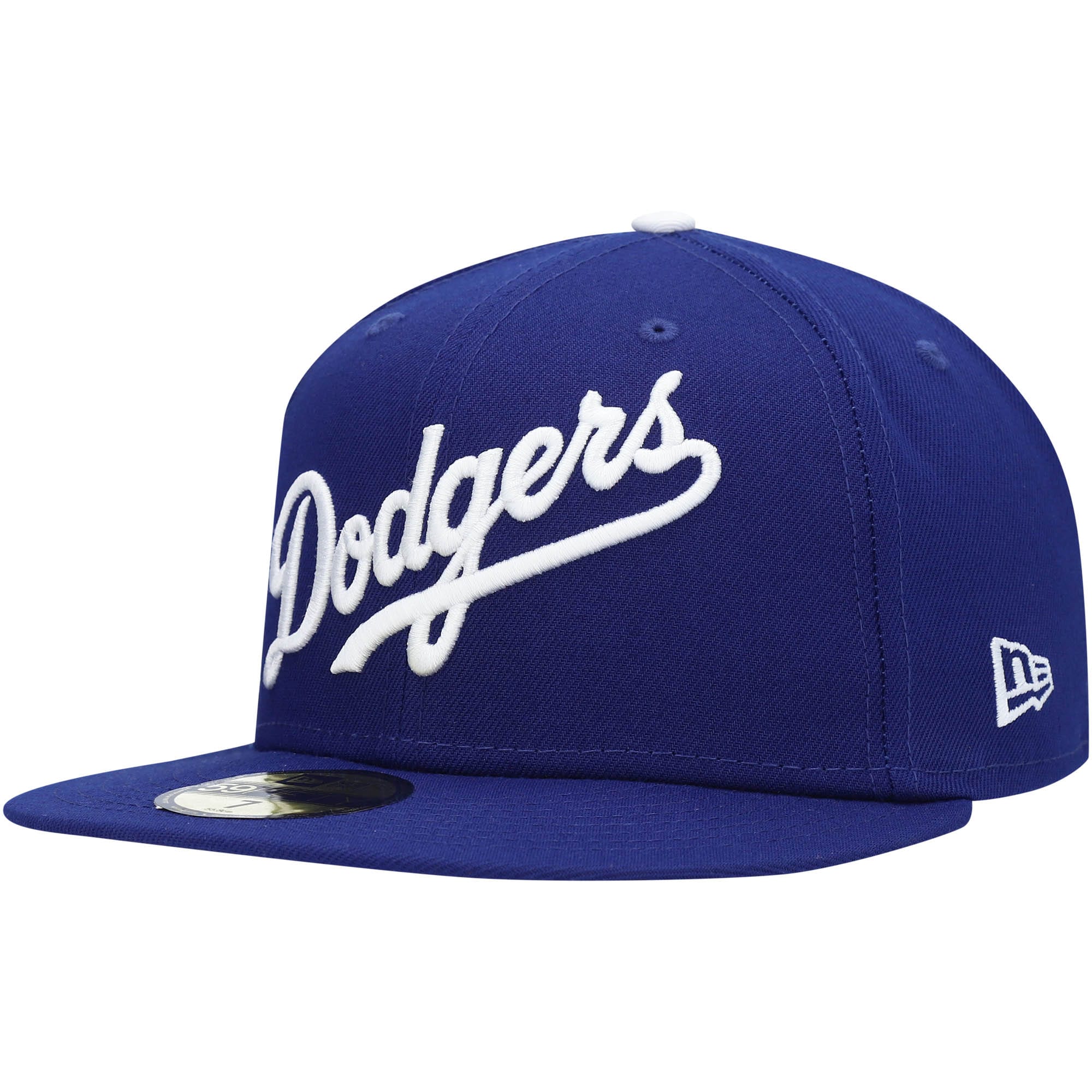 Los Angeles Dodgers New Era White Logo 59FIFTY Fitted Hat - Royal