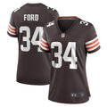 Women s Nike Jerome Ford Brown Cleveland Browns Game Player Jersey