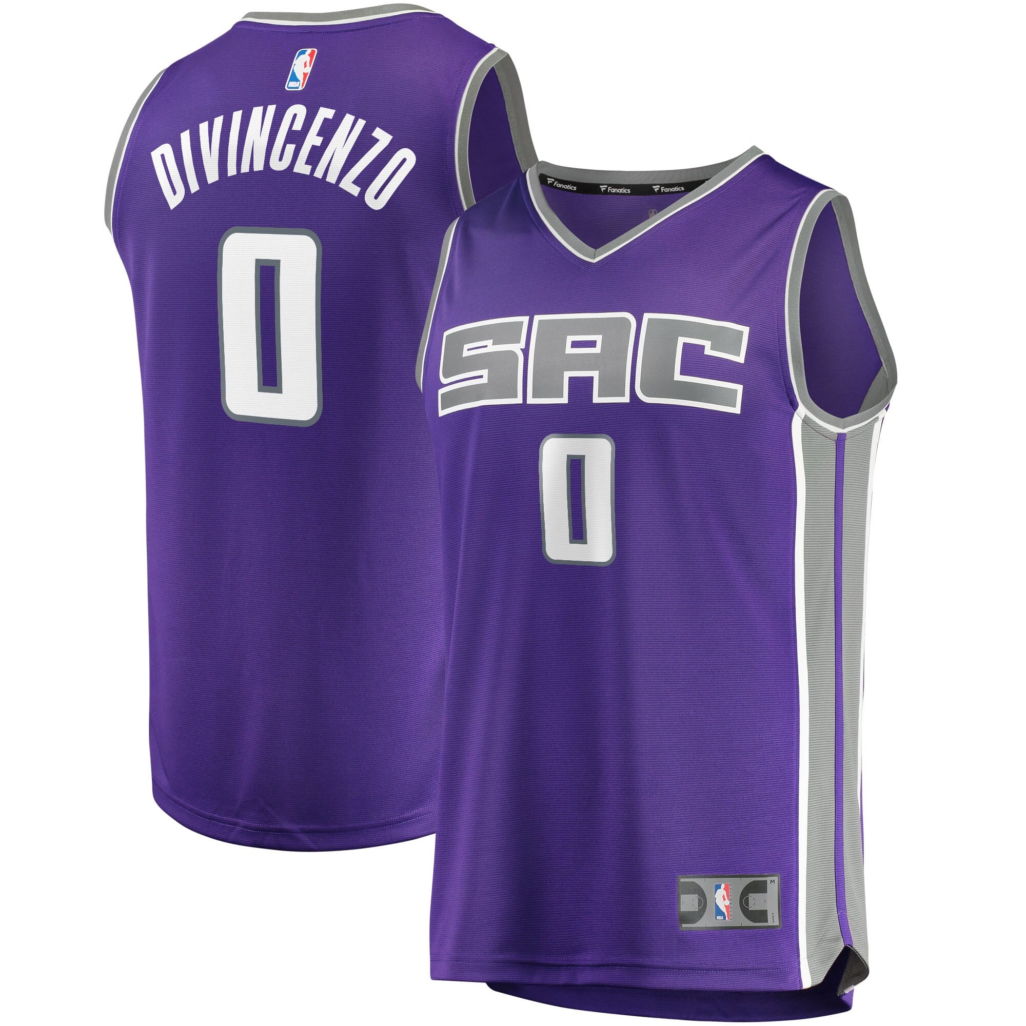 Donte DiVincenzo Sacramento Kings Fanatics Branded 2021/22 Fast Break Replica Jersey - Icon Edition - Purple