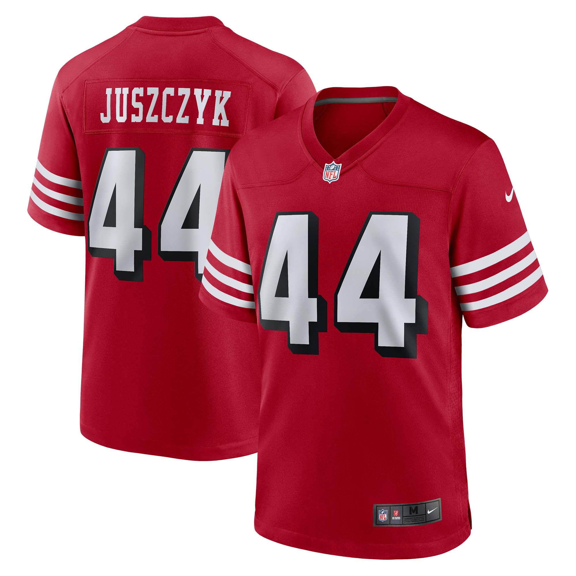 Men s Nike Kyle Juszczyk Scarlet San Francisco 49ers Alternate Game Jersey
