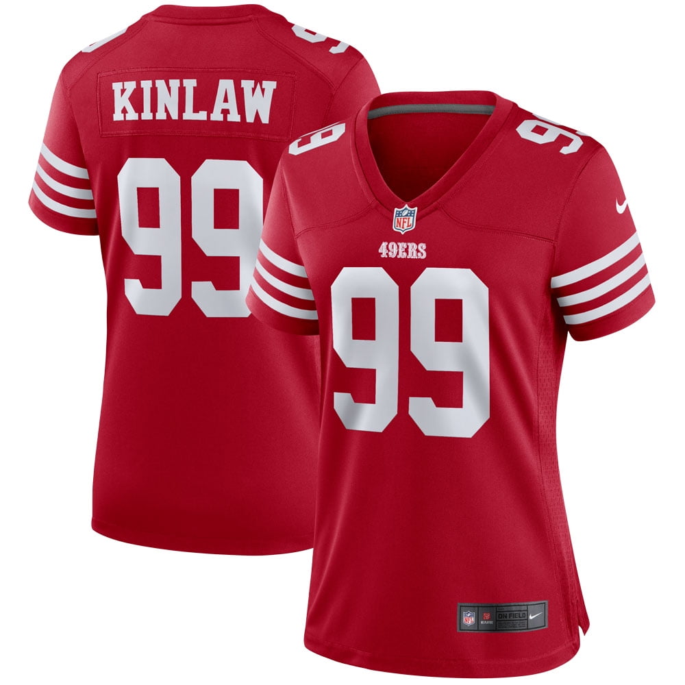 Women s Nike Javon Kinlaw Scarlet San Francisco 49ers Player Game Jersey