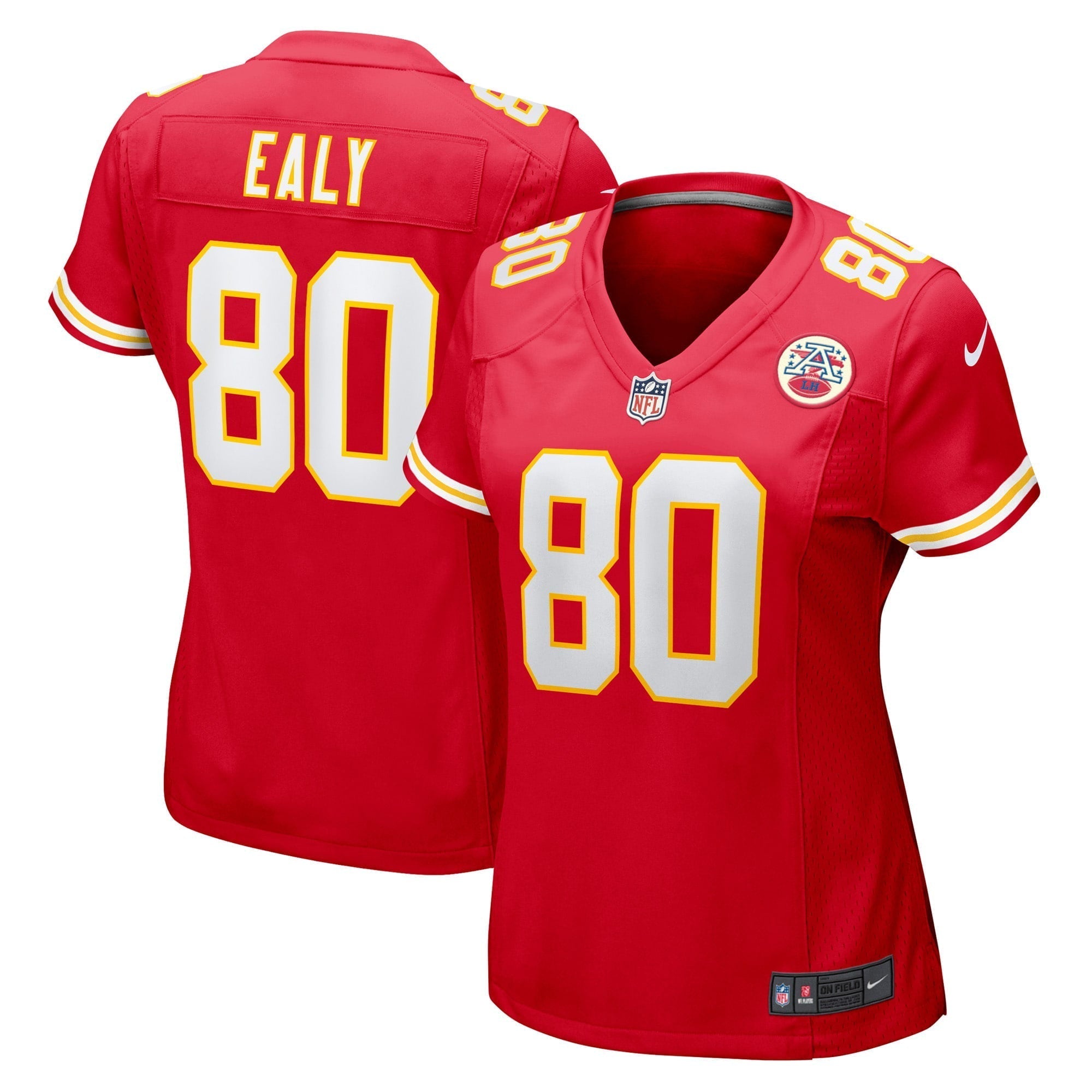 Women s Nike Jerrion Ealy Red Kansas City Chiefs Game Player Jersey
