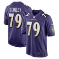 Ronnie Stanley Baltimore Ravens Nike Game Jersey   Purple