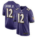 Men s Nike Anthony Brown Purple Baltimore Ravens Player Game Jersey