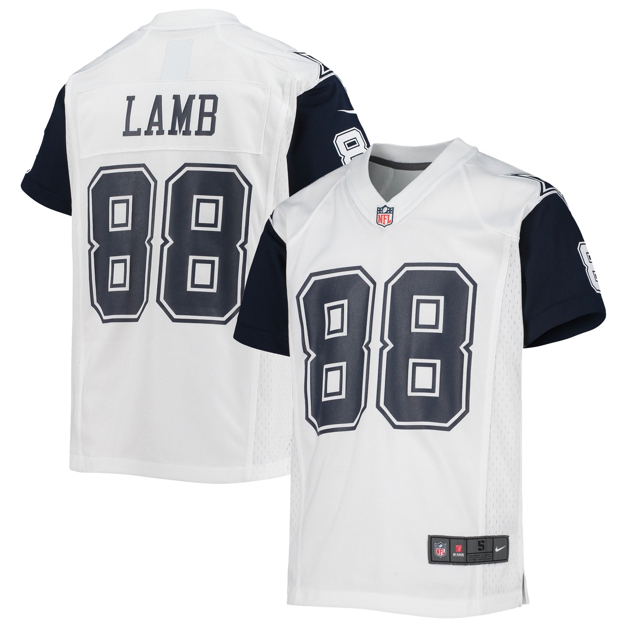 CeeDee Lamb Dallas Cowboys Nike Youth Alternate Game Jersey   White