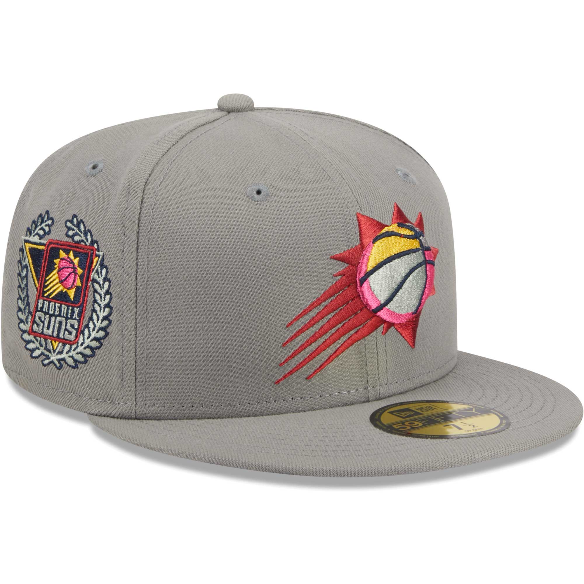Phoenix Suns New Era Color Pack 59FIFTY Fitted Hat - Gray