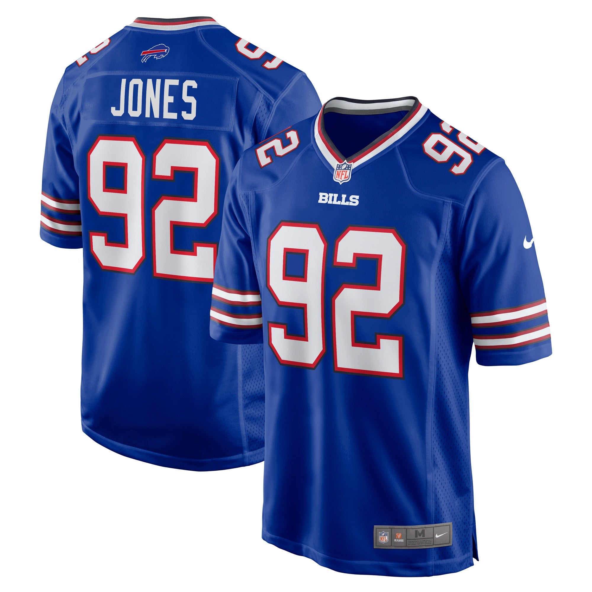 DaQuan Jones Buffalo Bills Nike Game Player Jersey   Royal