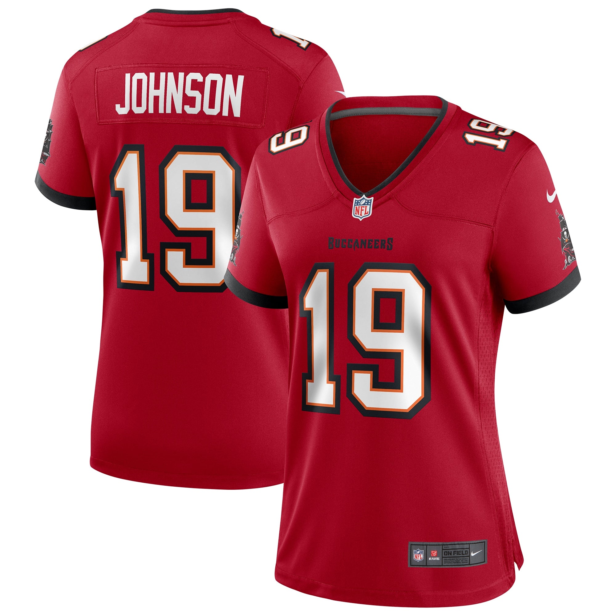 Keyshawn Johnson Tampa Bay Buccaneers Nike Women s Game Retired Player Jersey   Red