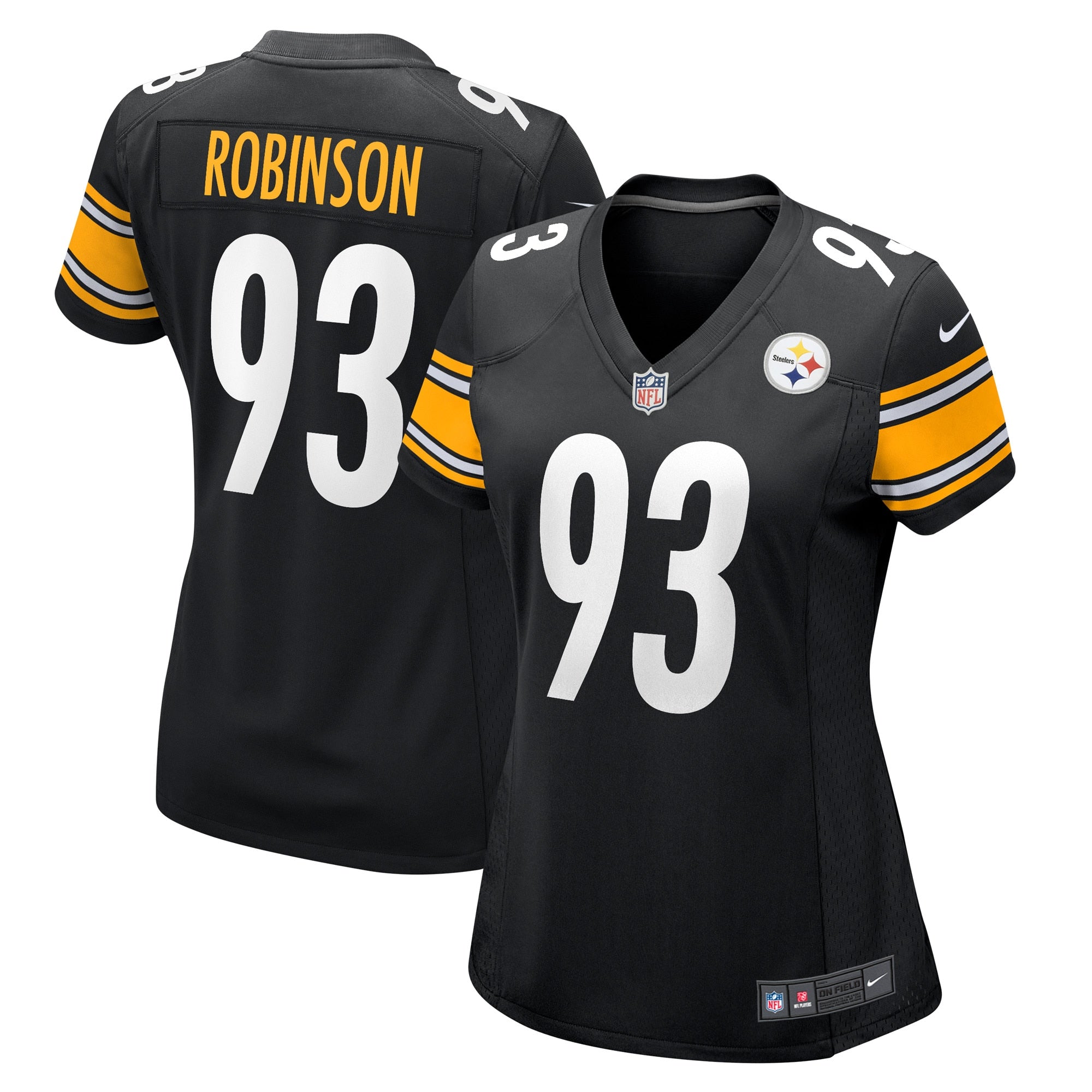 Mark Robinson Pittsburgh Steelers Nike Women s Game Player Jersey   Black