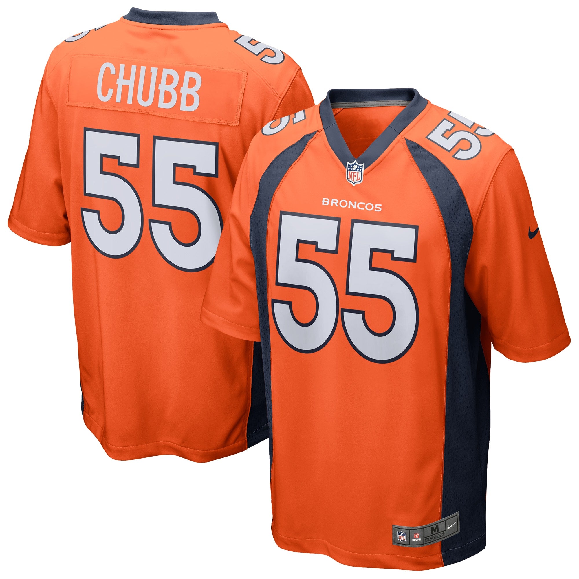 Bradley Chubb Denver Broncos Nike Game Jersey   Orange