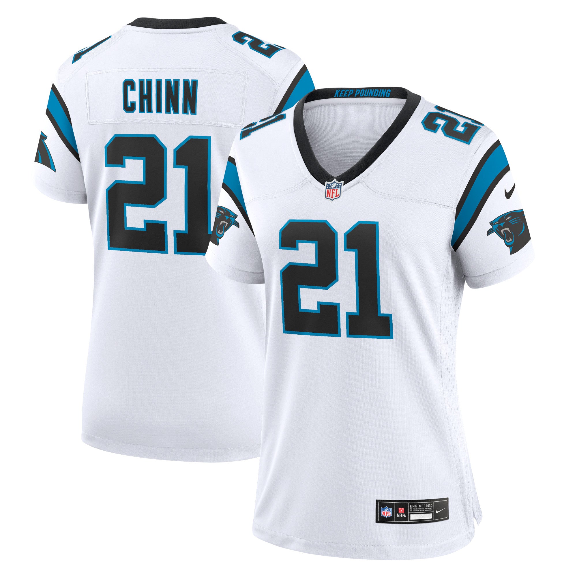 Jeremy Chinn Carolina Panthers Nike Women s Player Jersey   White