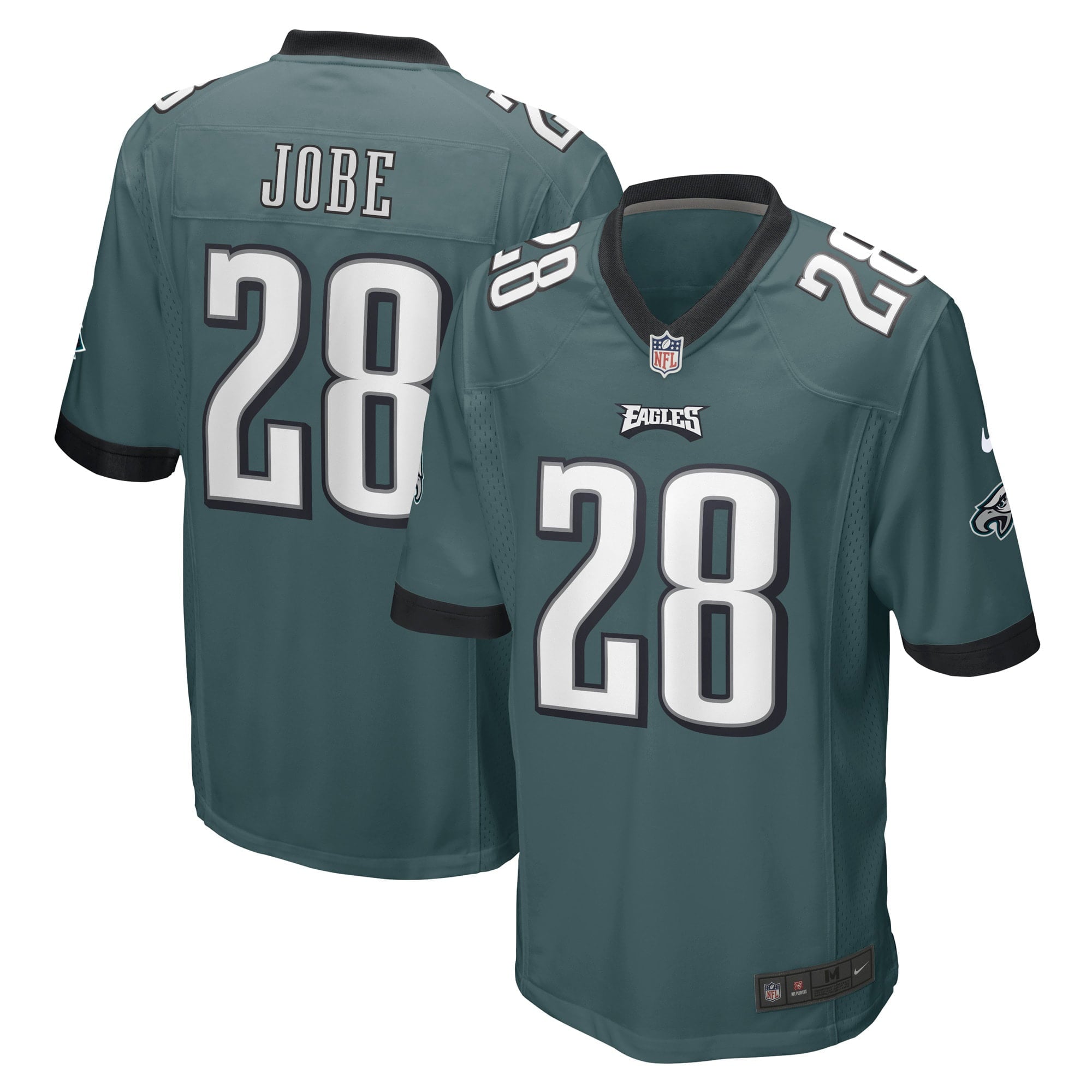 Men s Nike Josh Jobe Midnight Green Philadelphia Eagles Game Player Jersey