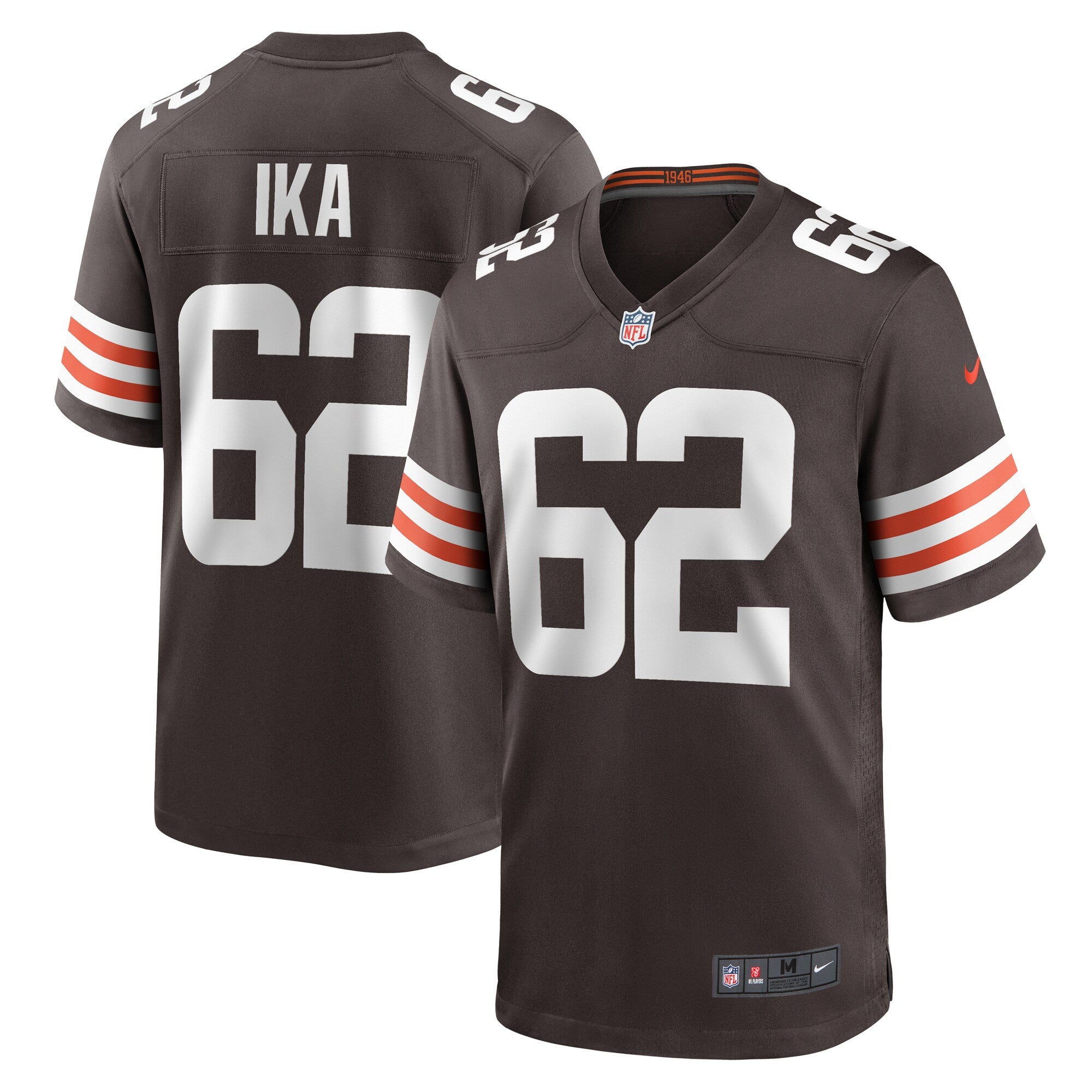 Siaki Ika Cleveland Browns Nike Team Game Jersey    Brown