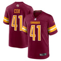 Jabril Cox Washington Commanders Nike Team Game Jersey    Burgundy