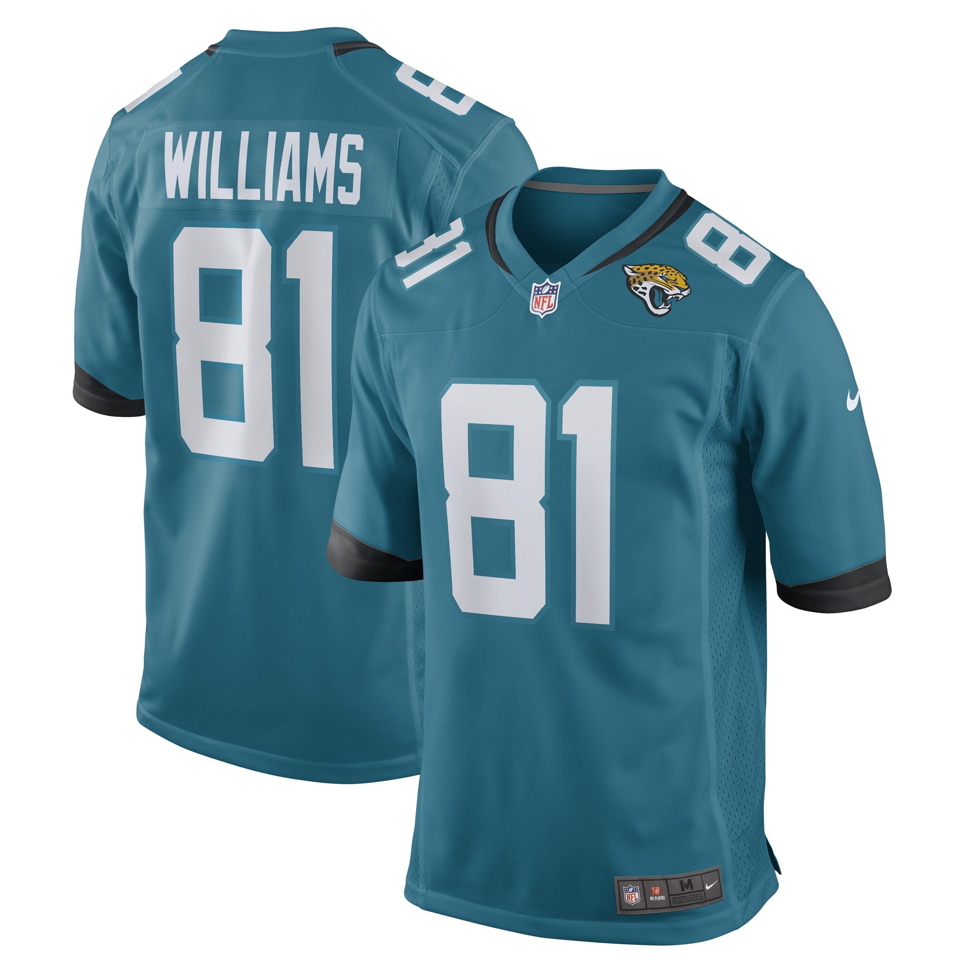 Seth Williams Jacksonville Jaguars Nike Game Player Jersey   Teal