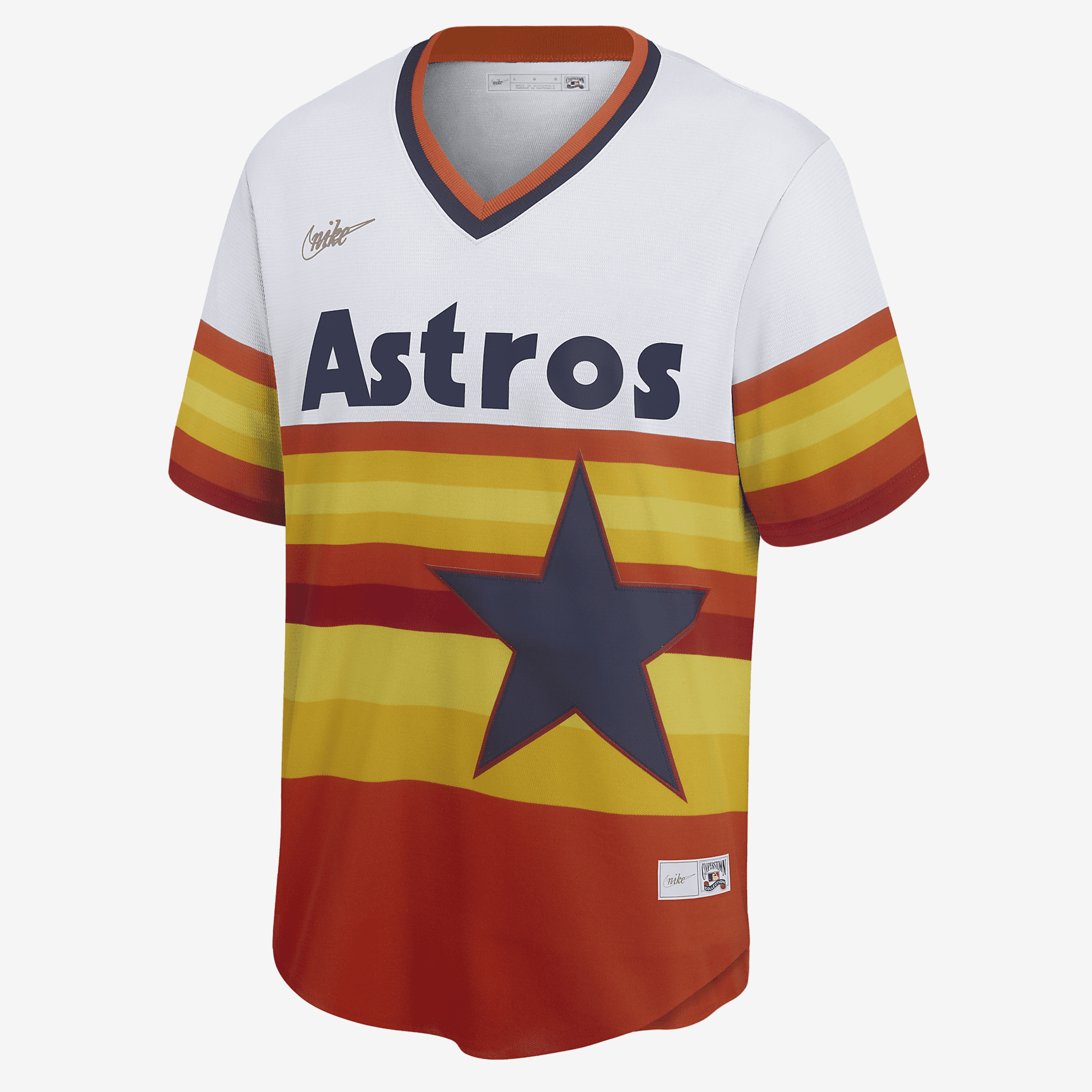 MLB Houston Astros (Nolan Ryan) Men's Cooperstown Baseball Jersey - White