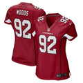Women s Nike Antwaun Woods Cardinal Arizona Cardinals Game Player Jersey