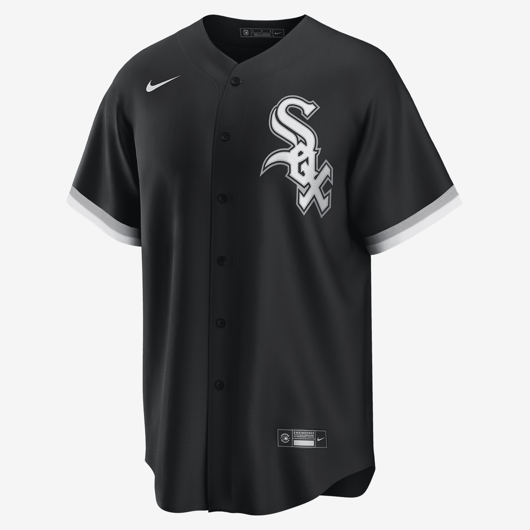 MLB Chicago White Sox Men's Replica Baseball Jersey - Black