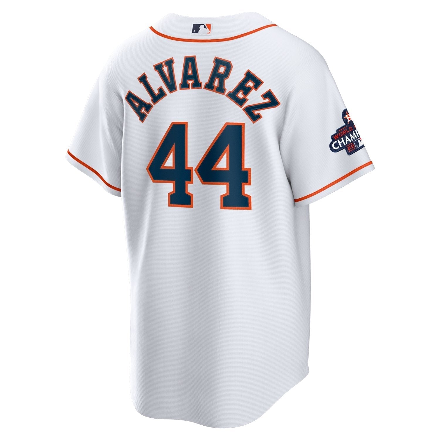 Nike Men's Houston Astros Yordan Alvarez 2022 World Series Champs Replica Jersey