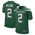 Men s Nike Zach Wilson Gotham Green New York Jets Game Jersey