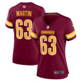 Wes Martin Washington Commanders Nike Women s Game Player Jersey   Burgundy